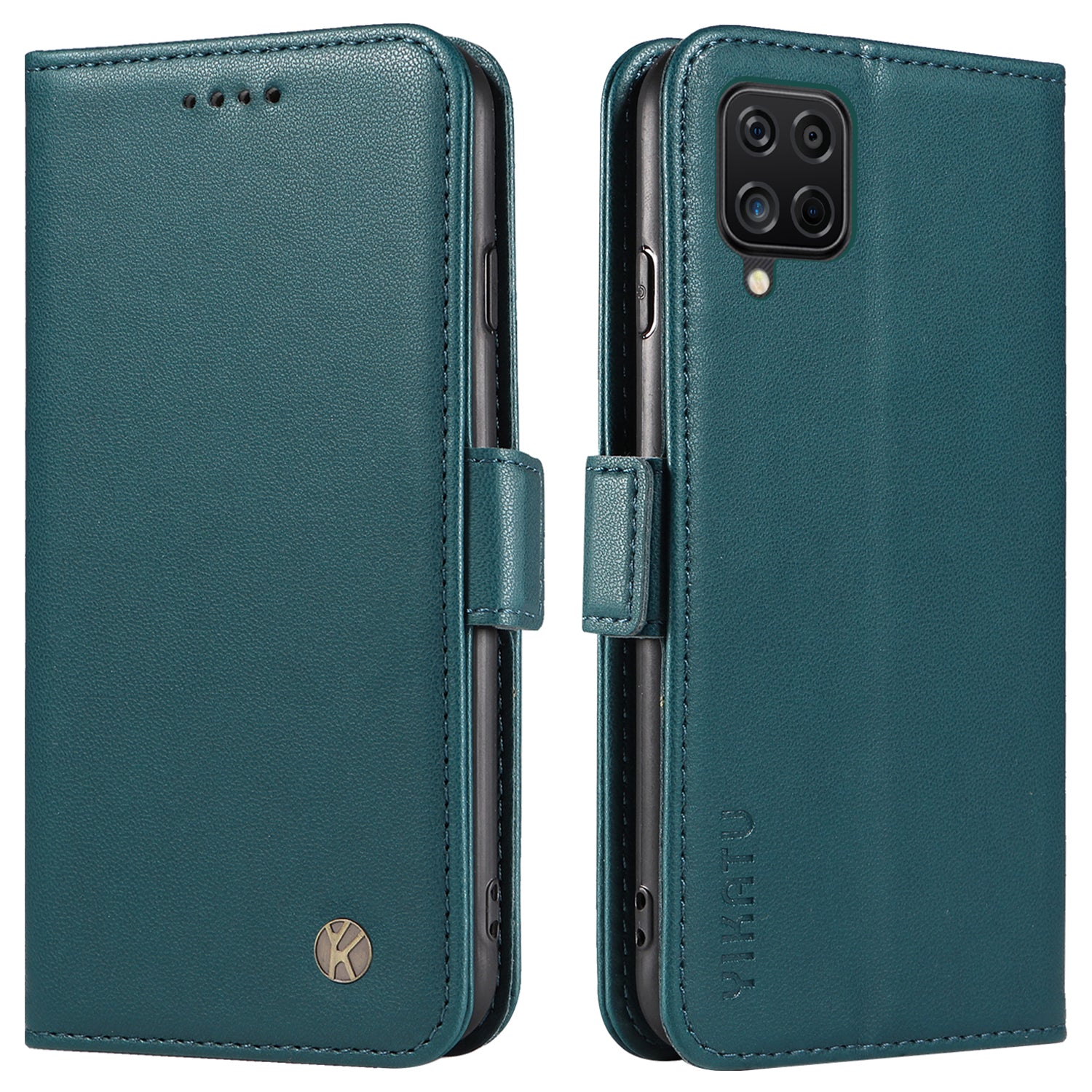 YIKATU YK-003 For Samsung Galaxy A12 Anti-Scratch PU Leather Wallet Phone Case Stand Magnetic Phone Shell Cover YIKATU YK-003 For Samsung Galaxy A12 Anti-Scratch PU Leather Wallet Phone Case Stand Magnetic Phone Shell Cover